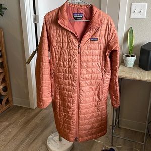 Women’s Patagonia Nano Puff Parka in Century Pink